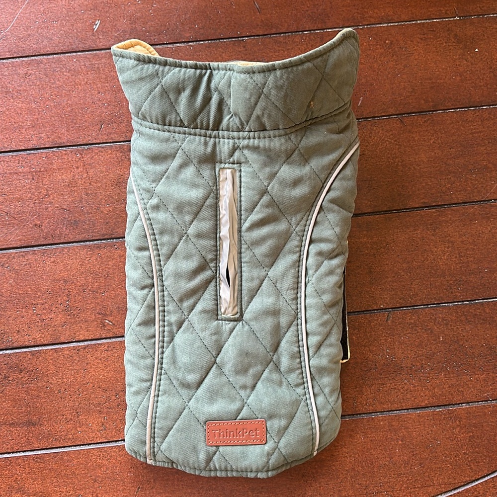 ThinkPet quilted dog vest.  Excellent condition. Size S.